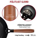 Small Yosukata 30 cm Stekpanna i svart kolstål (Förvärmd)