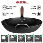 Small Yosukata 30 cm Stekpanna i svart kolstål (Förvärmd)
